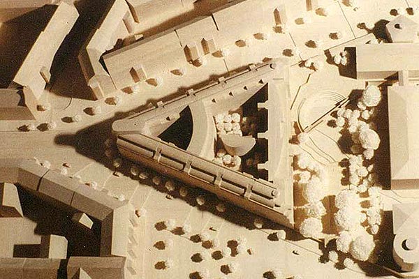 Modell kvarter trekant